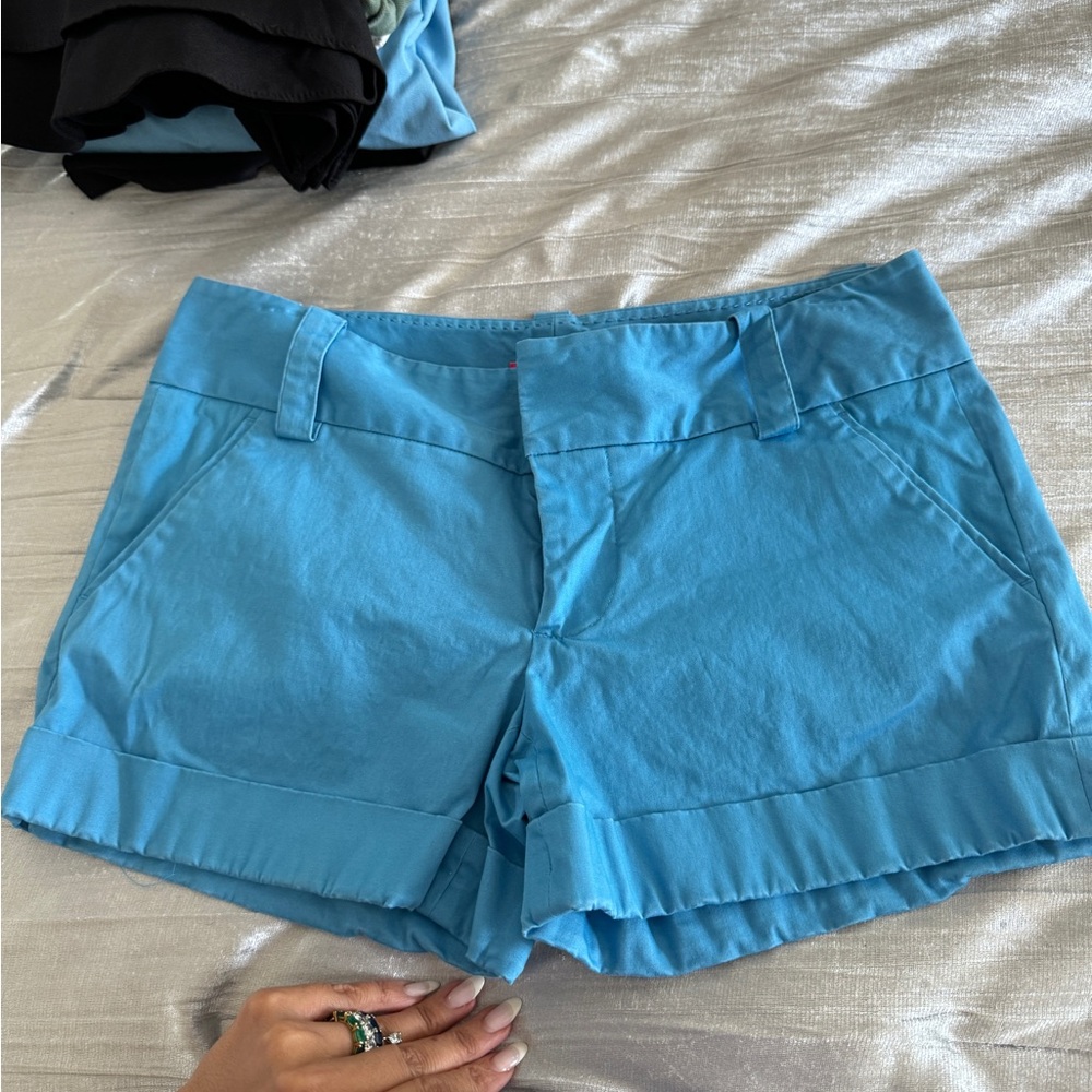 Alice and Olivia Blue shorts